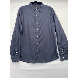 Airwalk Shirt Men Size XL Black and White Button Up Long Sleeve Pocket Casual